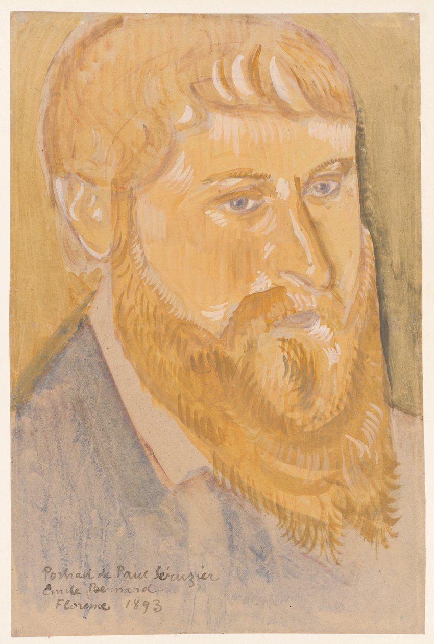 保罗-塞鲁西埃肖像 作者 埃米尔·伯纳德（Emile Bernard）