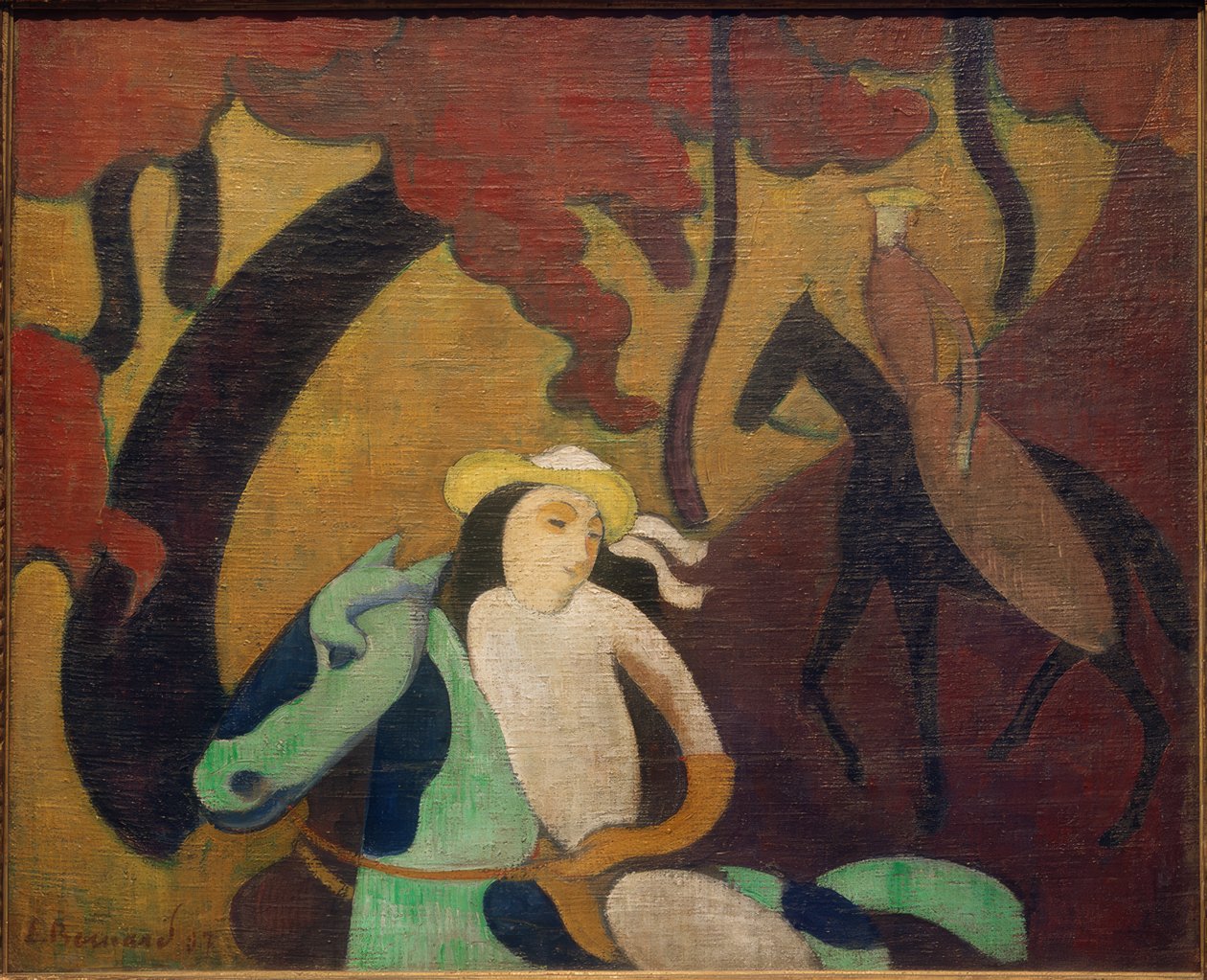 鲁滨逊岛上的车手 作者 埃米尔·伯纳德（Emile Bernard）