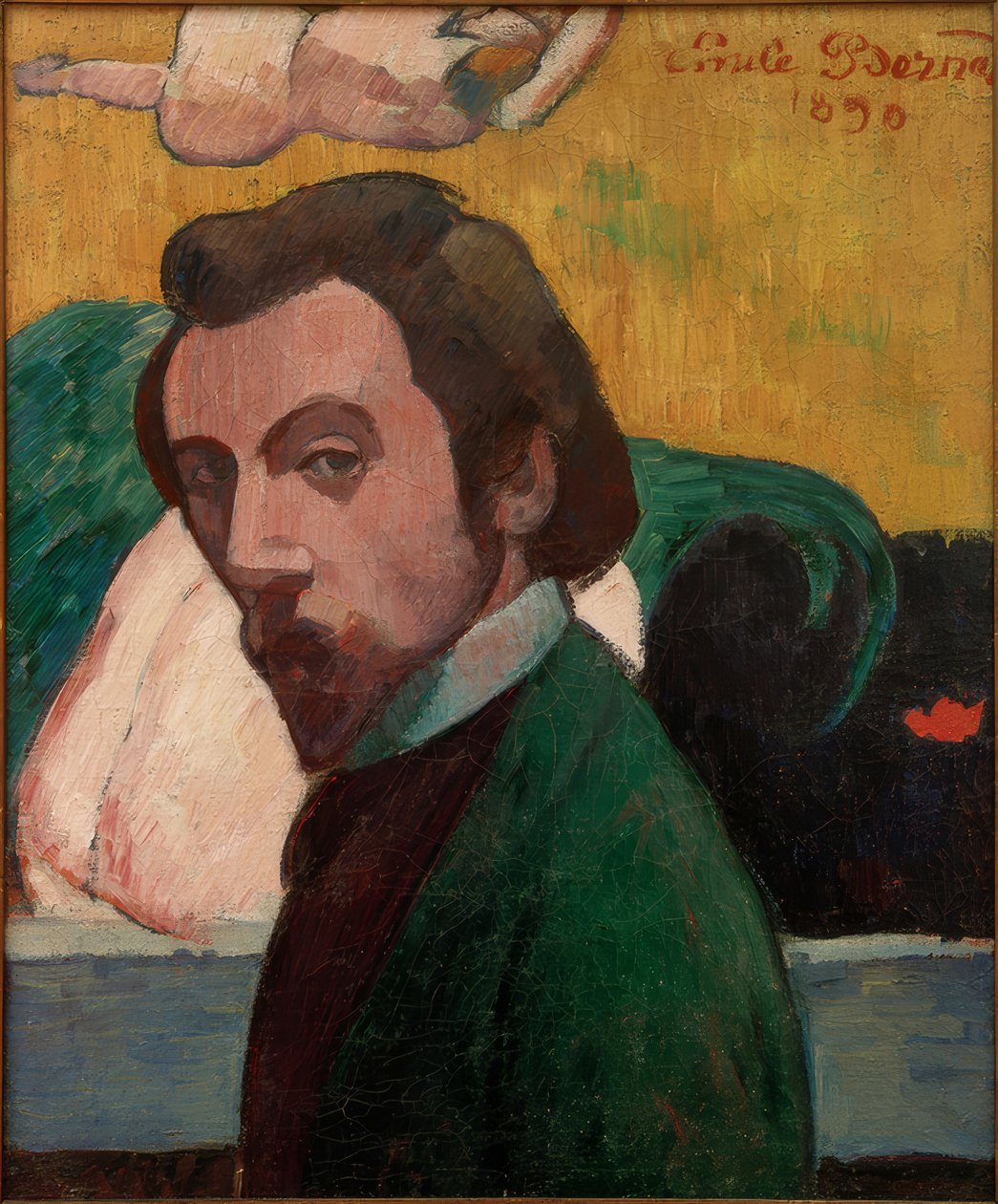 Selbstbildnis Emile Bernard, 1890 作者 埃米尔·伯纳德（Emile Bernard）