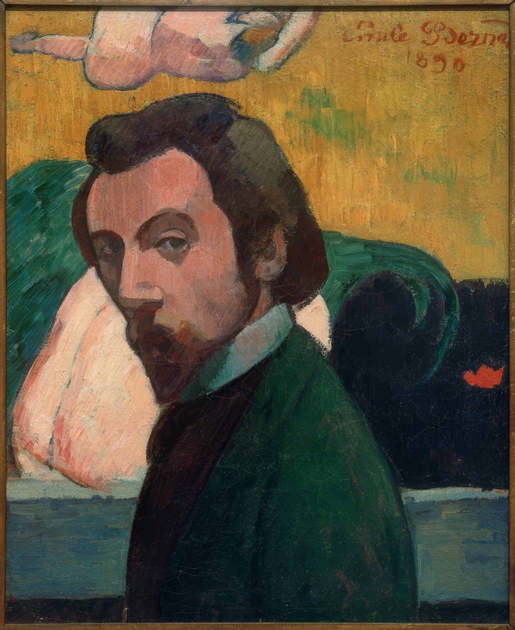 自画像埃米尔·伯纳德（Emile Bernard），1890年 作者 埃米尔·伯纳德（Emile Bernard）