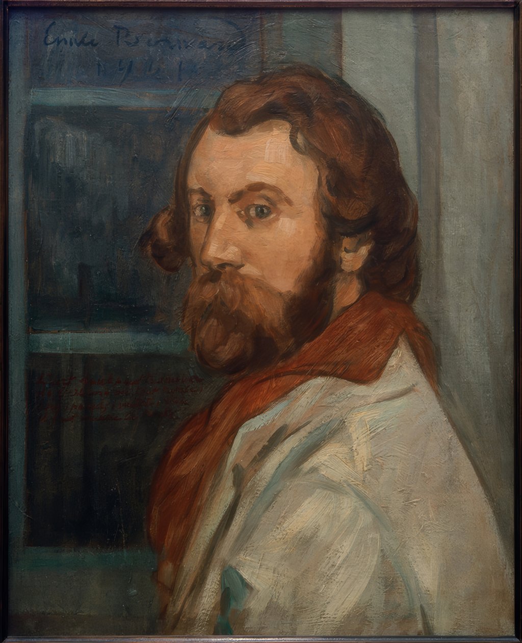 自画像埃米尔·伯纳德（Emile Bernard），1901年 作者 埃米尔·伯纳德（Emile Bernard）