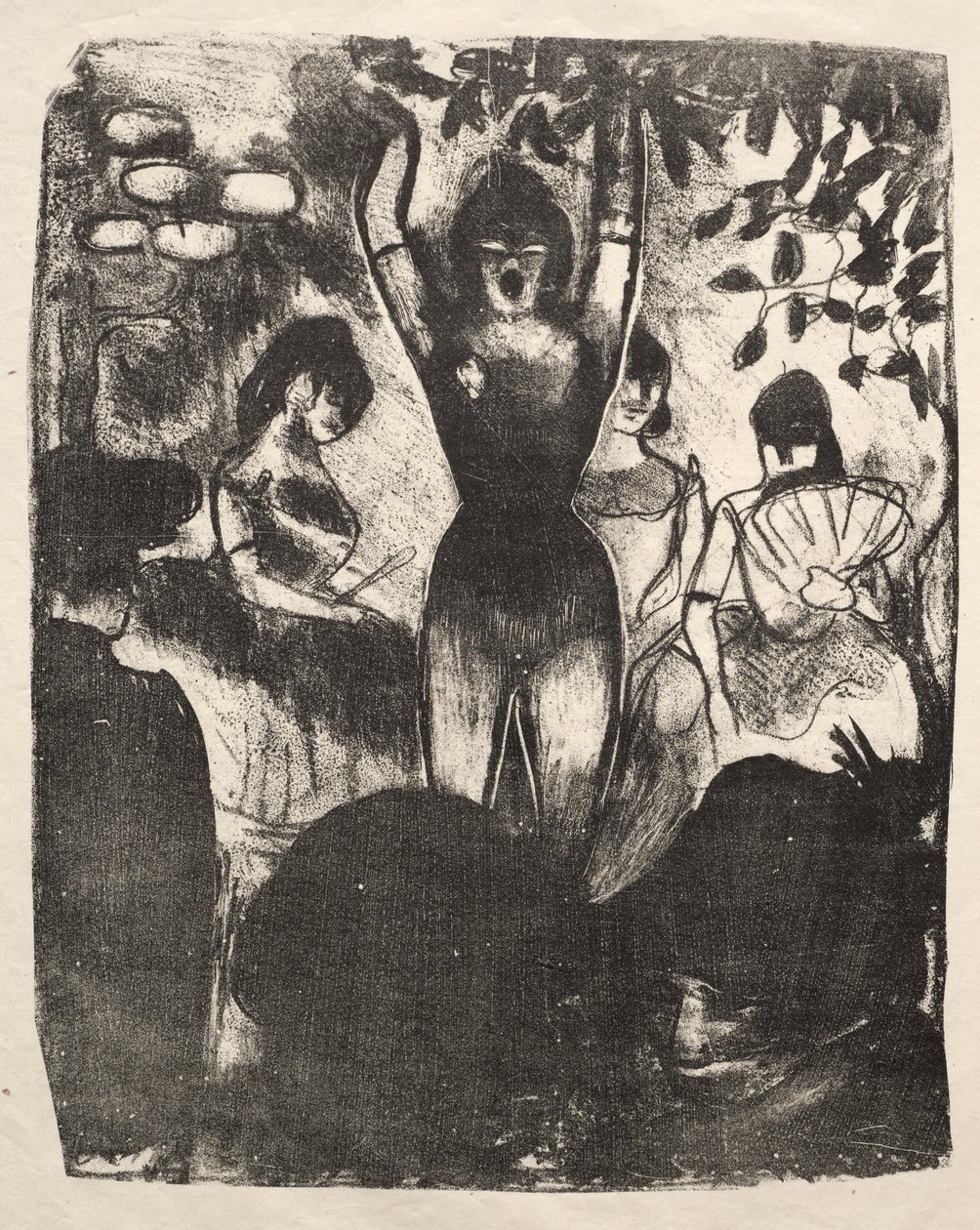 咖啡厅音乐会歌手 作者 埃米尔·伯纳德（Emile Bernard）