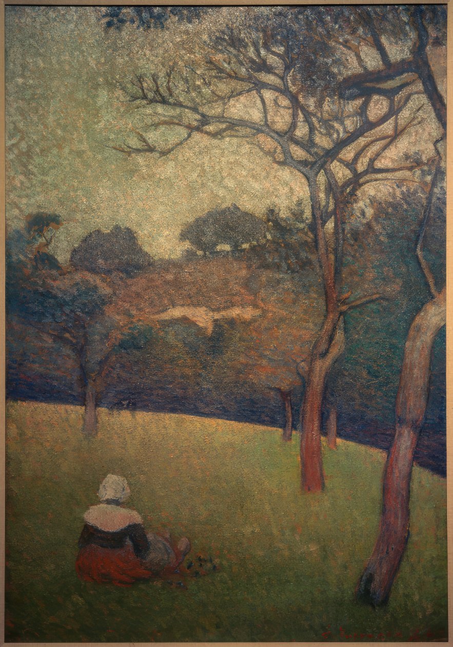 坐布雷顿 作者 埃米尔·伯纳德（Emile Bernard）