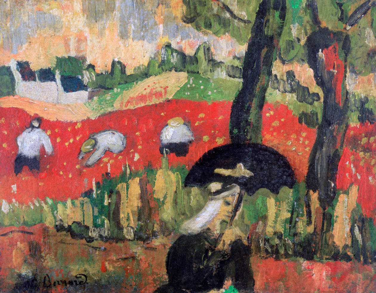红场，蓬阿文，c1887 作者 埃米尔·伯纳德（Emile Bernard）