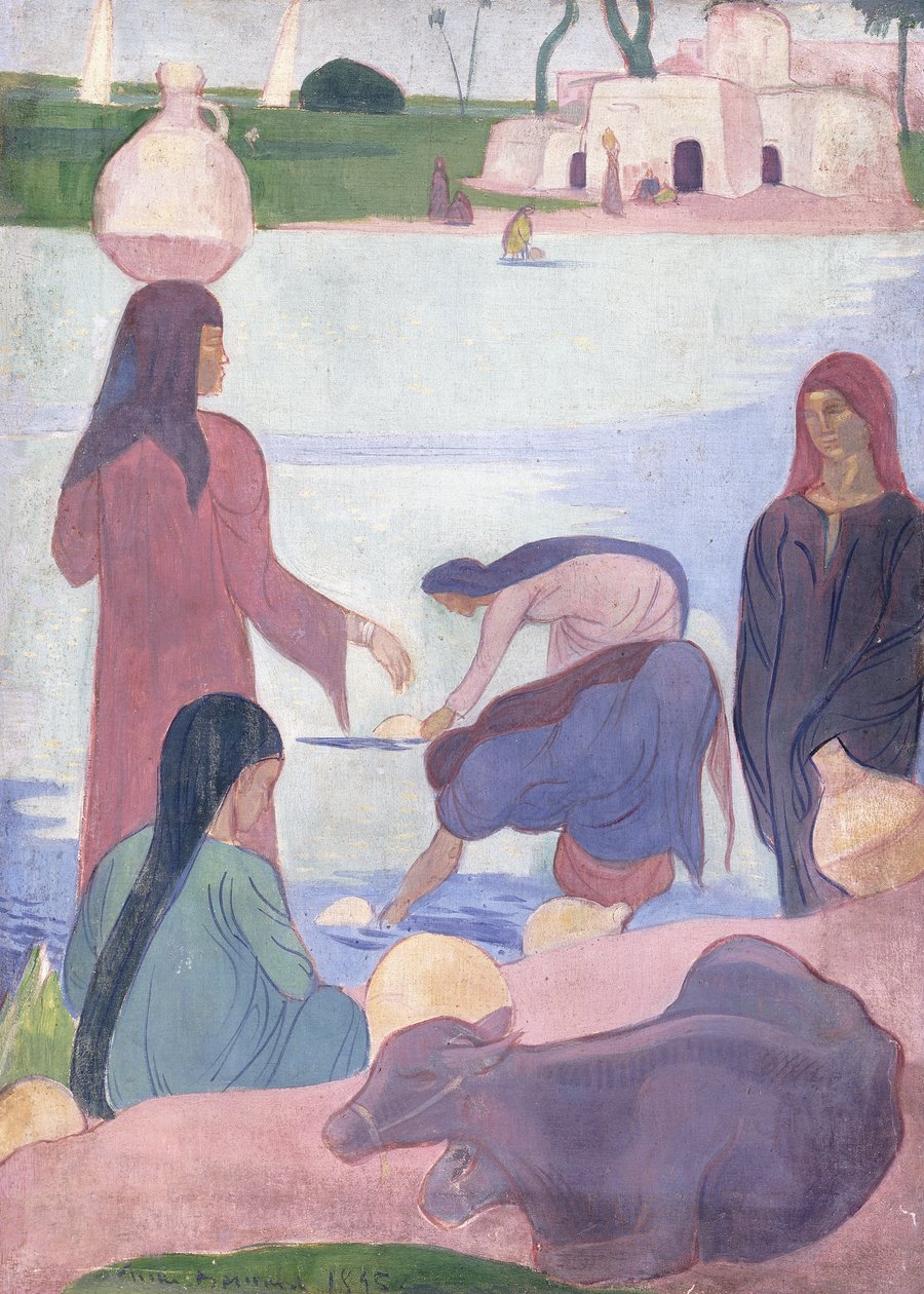 水运船，1895年 作者 埃米尔·伯纳德（Emile Bernard）