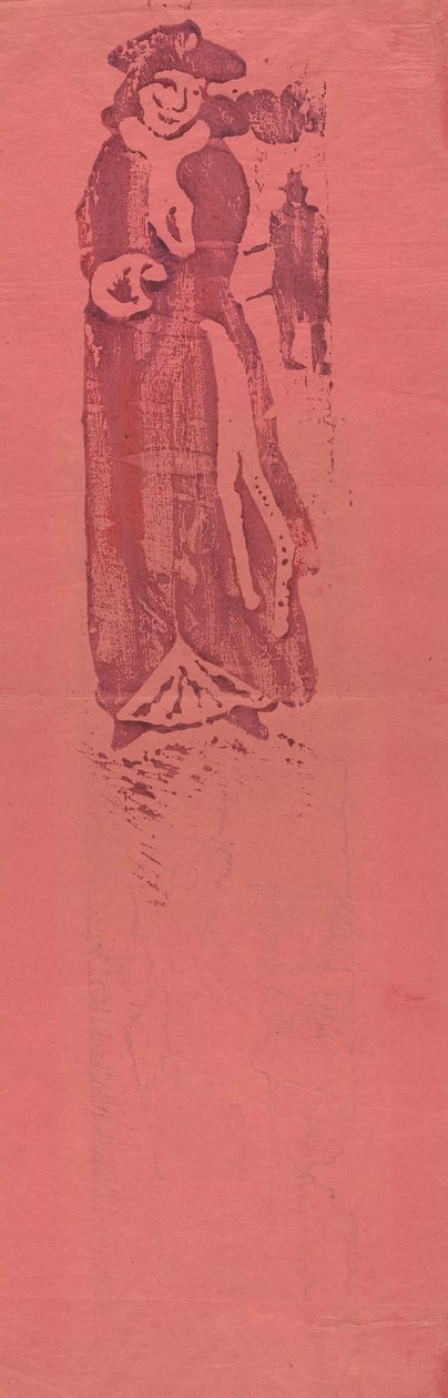 戴马夫的女人(La Dame au Manchon) 作者 埃米尔·伯纳德（Emile Bernard）