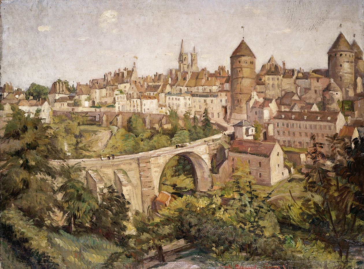 l“ Yonne景观，1907年 作者 埃米尔·伯纳德（Emile Bernard）