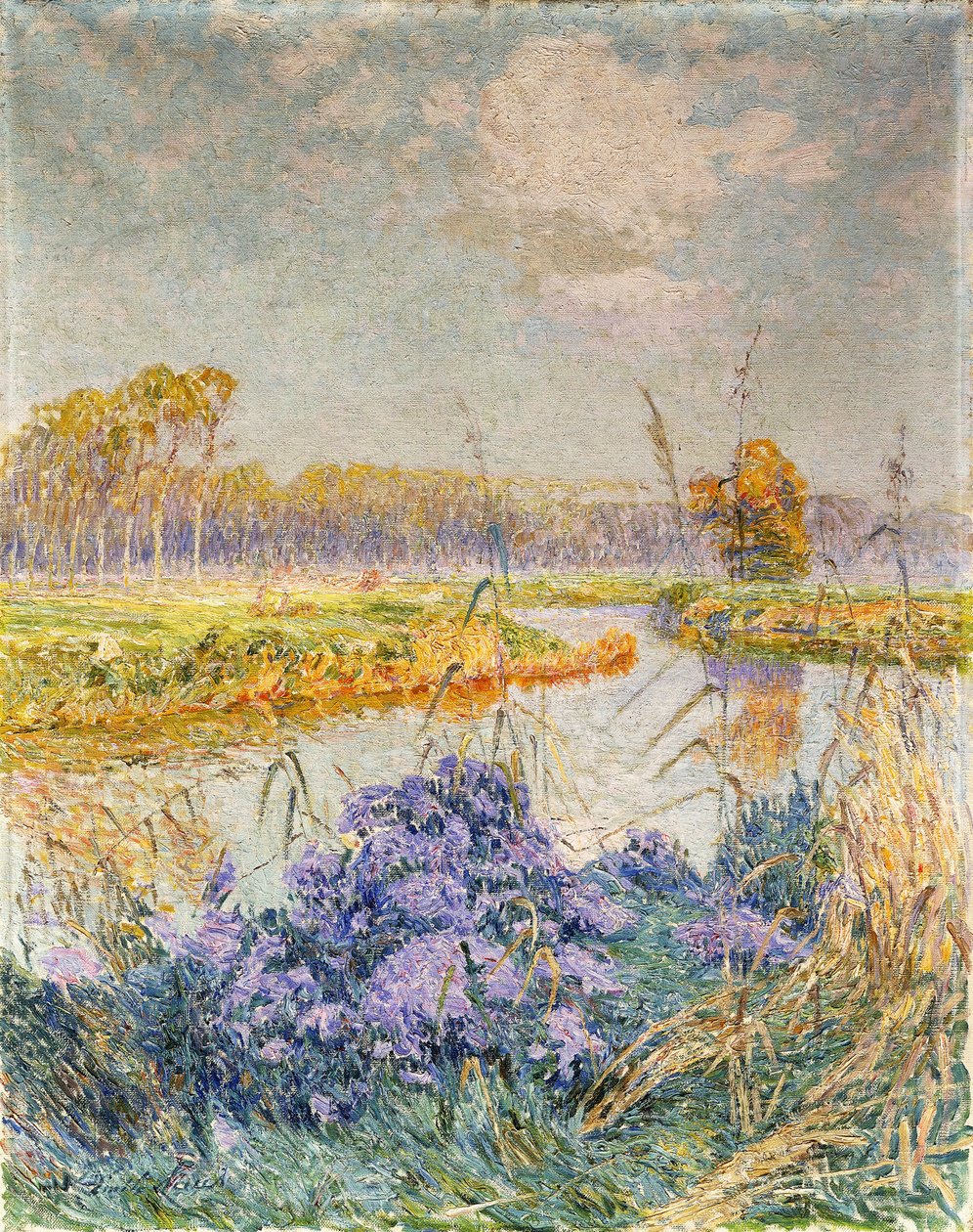La Lys-De Leie，约1902年 作者 埃米尔克劳斯
