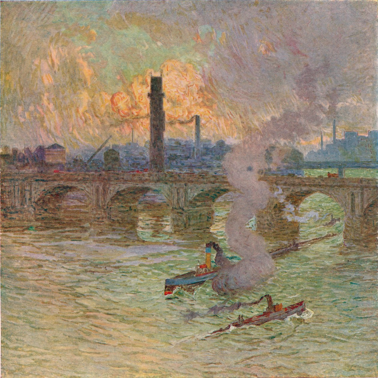 恶劣天气，c1917 作者 埃米尔克劳斯