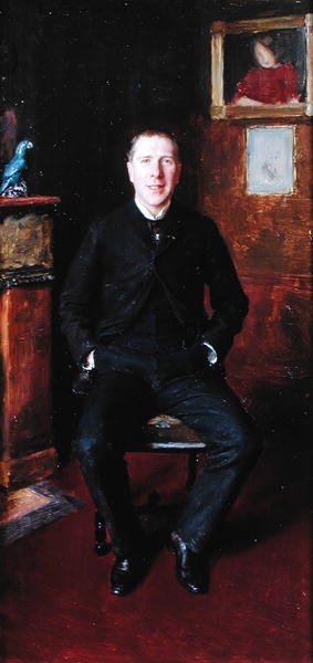 Ernest Coquelin的肖像（1848-1909）1889年 作者 埃米尔·弗里安特（Emile Friant）