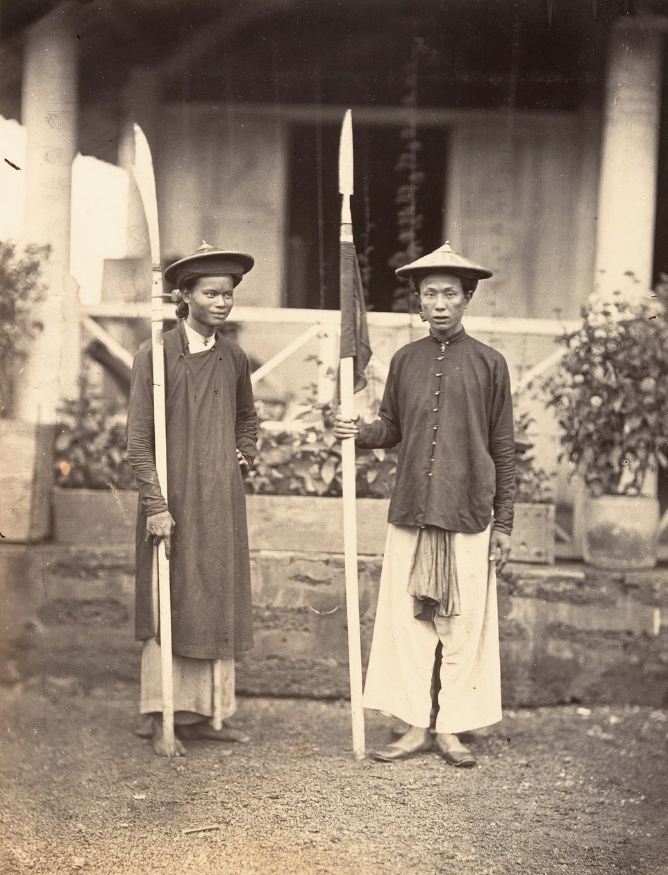 马塔斯土著民兵，1866年。 作者 埃米尔·格塞尔（Emile Gsell）