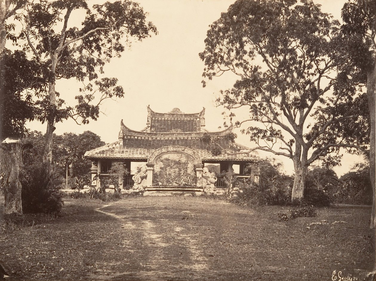 阿德兰主教的坟墓，1866年。 作者 埃米尔·格塞尔（Emile Gsell）