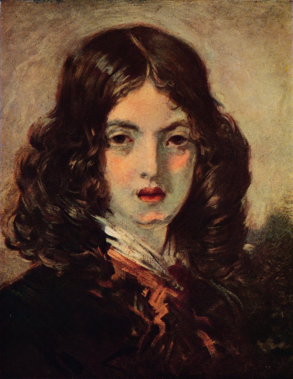 小红头乞eg，c1843，1939 作者 埃米尔·伊西多尔·德罗伊（Emile Isidore Deroy）