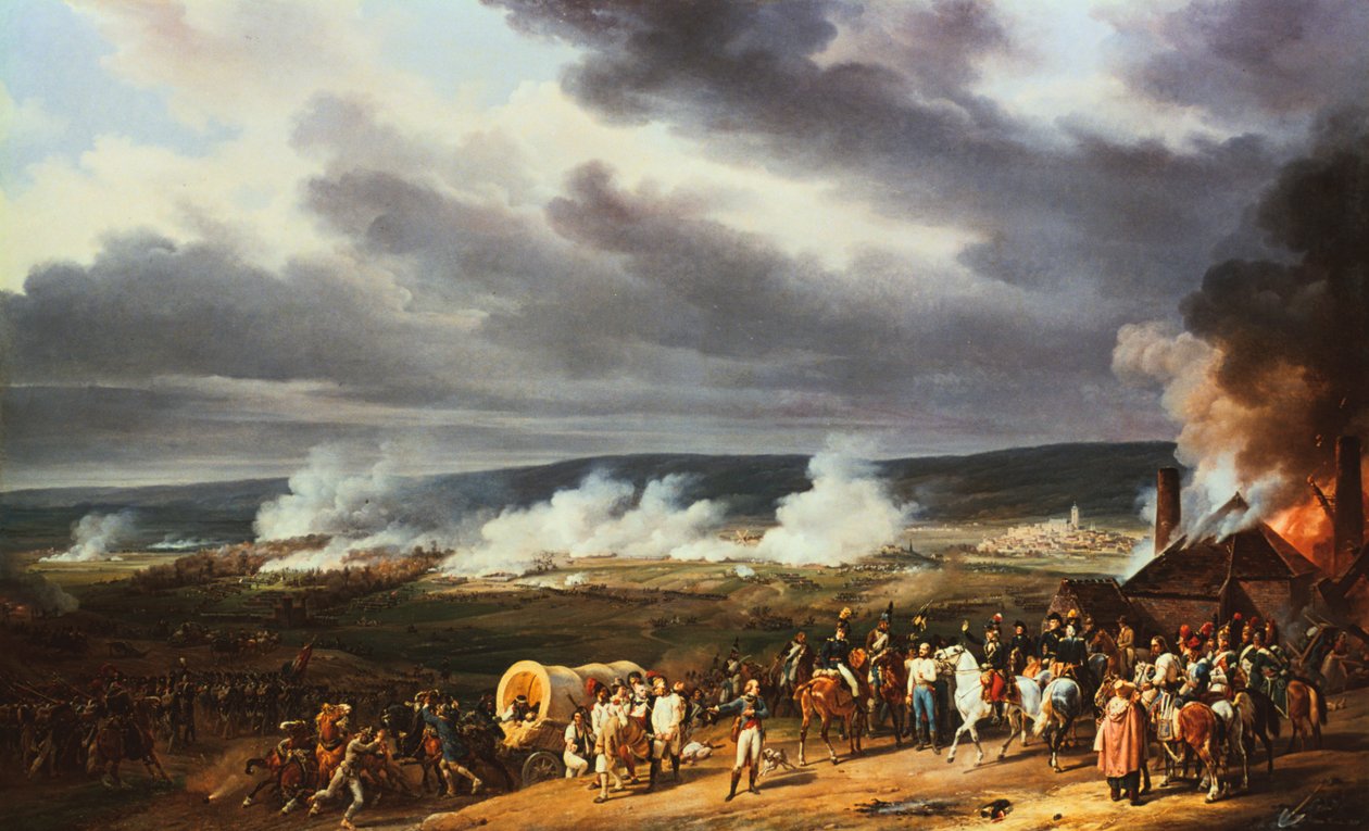 耶马普斯战役，1792年，1821年。 作者 埃米尔·让·霍勒斯·韦尔内