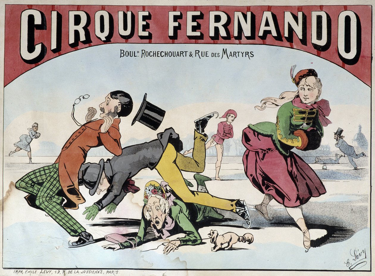 Cirque Fernando - Poster by Lévy, late 19th centuryCirque Fernando - Poster by Lévy, late 19th century 作者 埃米尔利维