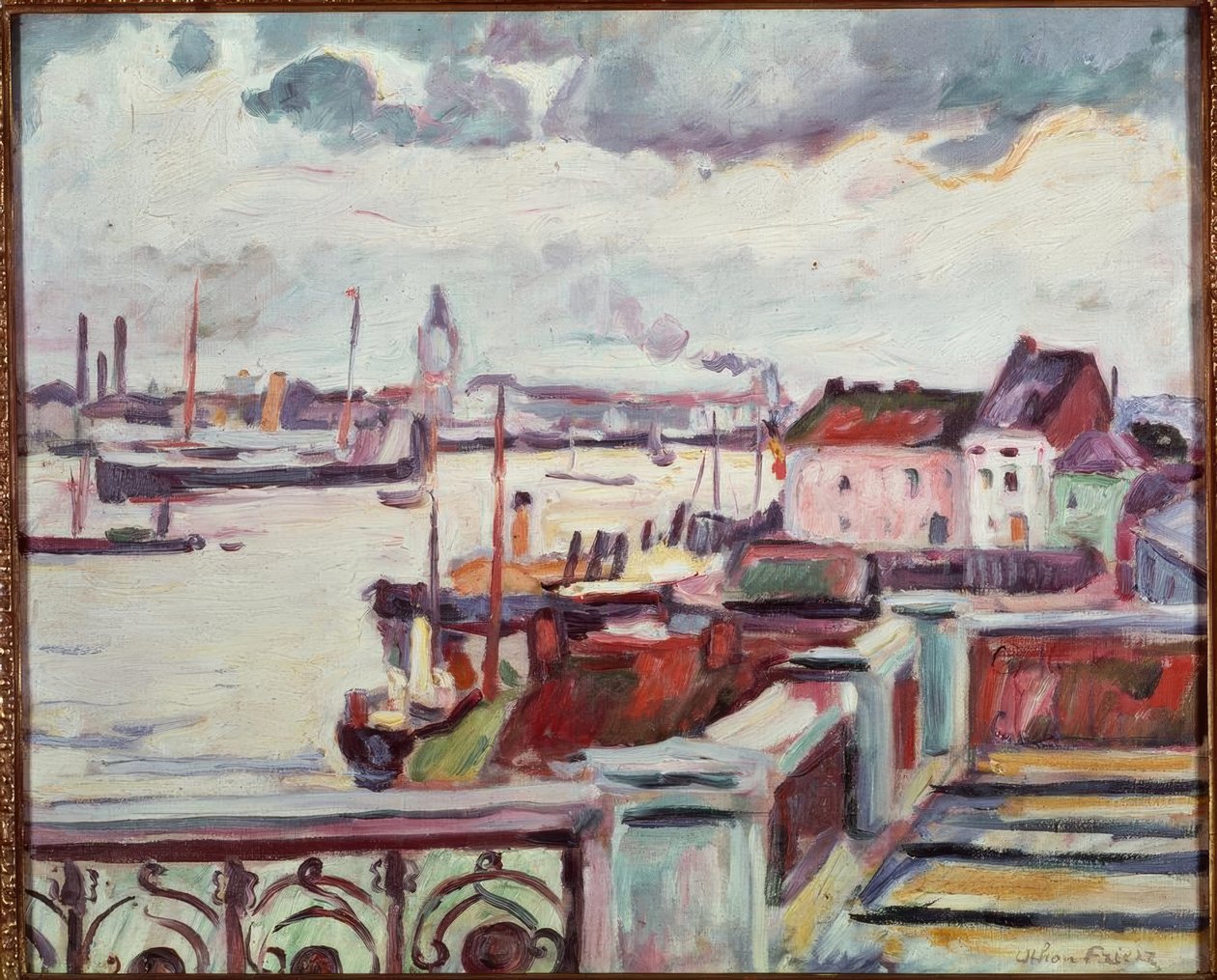 Le Port d’Anvers 作者 埃米尔·奥东·弗里斯