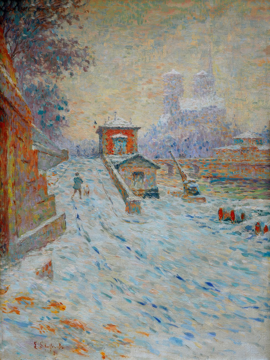 Notre-Dame de Paris (Notre-dame par la neige oder Notre-Dam 作者 埃米尔·舒芬克