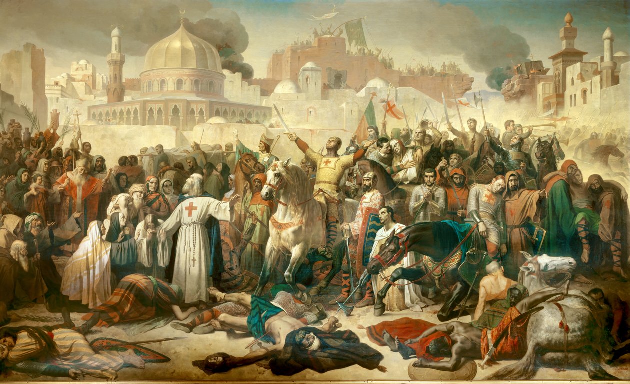 First Crusade: Taking of Jerusalem by the Crusaders 作者 埃米尔·西尼奥尔