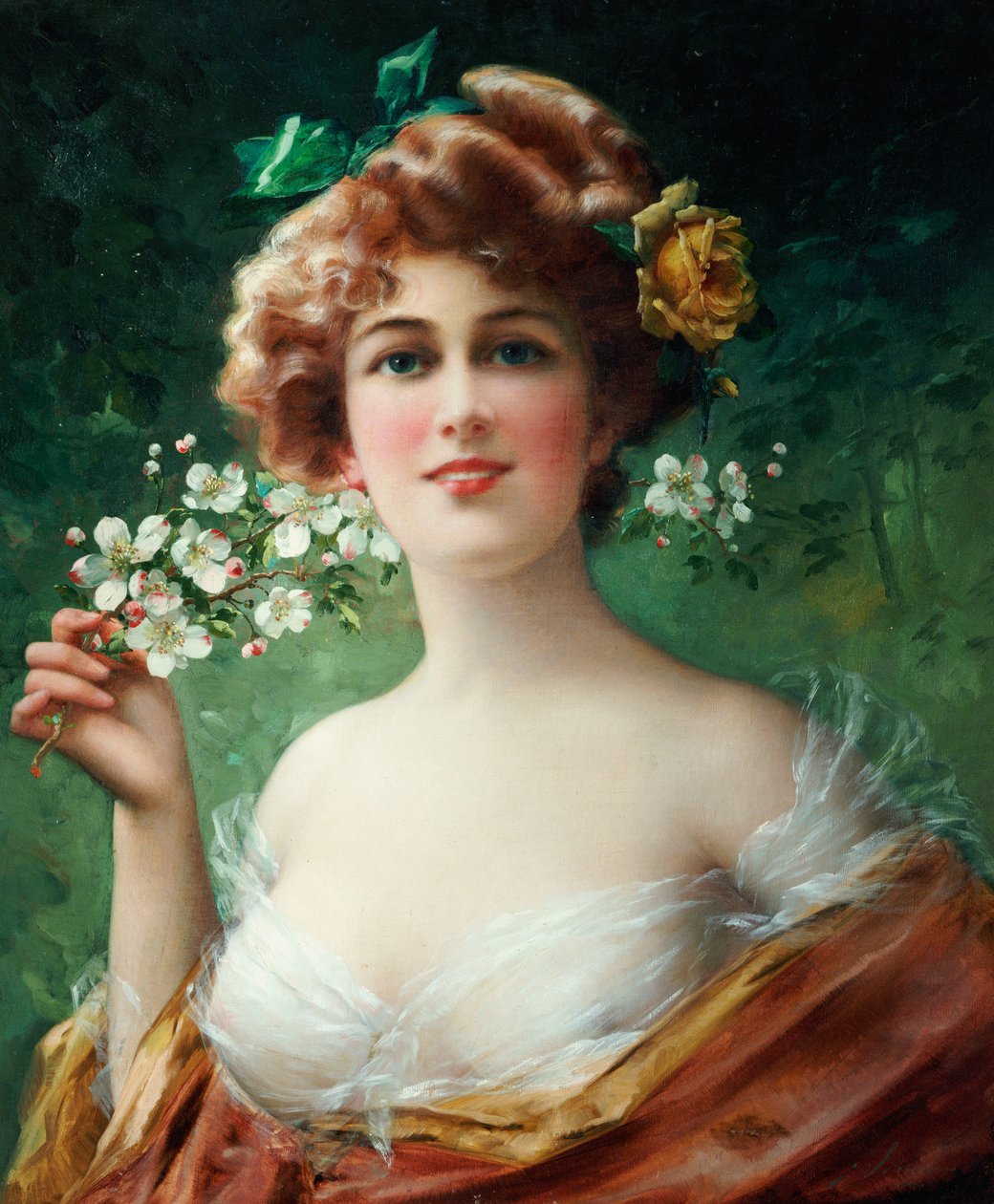 朵朵美女 作者 埃米尔·弗农（Emile Vernon）