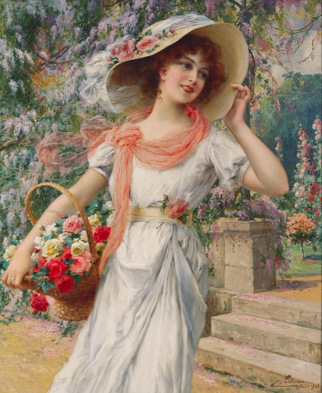 花姑娘 作者 埃米尔·弗农（Emile Vernon）