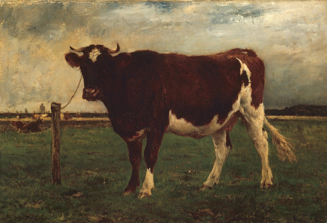 一头牛的研究，187090。 作者 埃米尔·范·马克·德·鲁门（Emile van Marcke de Lummen）