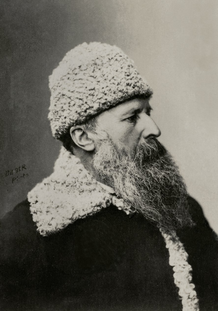 俄罗斯画家瓦西里-瓦西里耶维奇-韦列斯查金的肖像（1842 年 作者 埃米莉·比伯（Emilie Bieber）