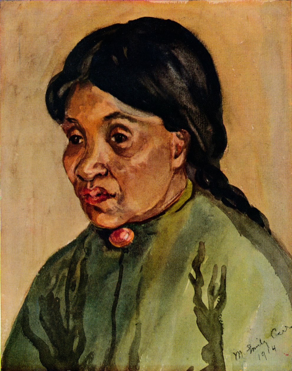插图来自克莱·怀克（Klee Wyck），1914年 作者 艾米丽·卡尔（Emily Carr）