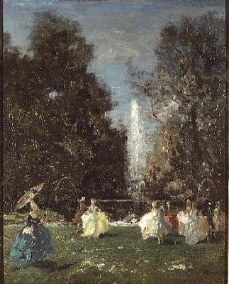 Villa dEste的Fete Champetre 作者 艾玛·夏尔迪（Emma Ciardi）