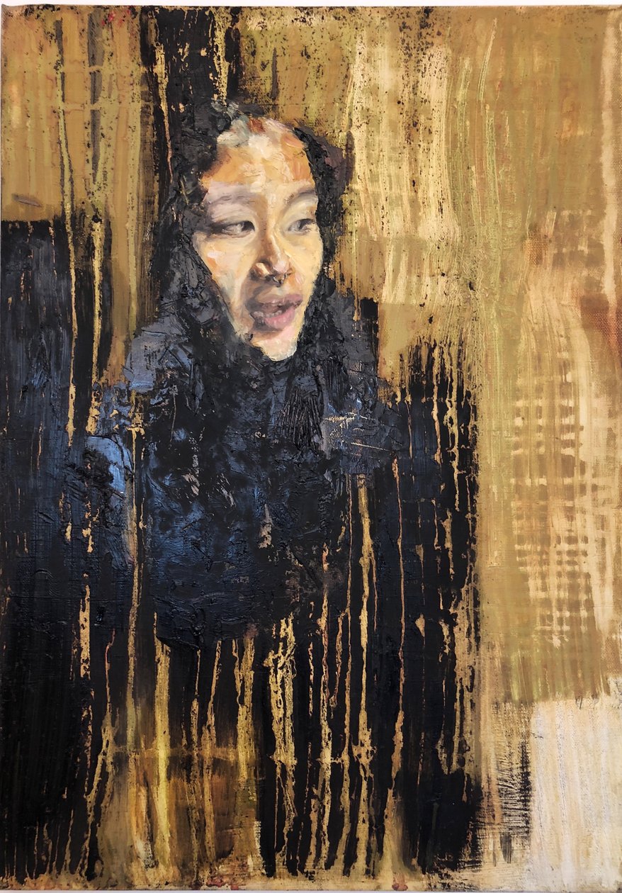 空间，2017，布面油画 作者 艾玛·普伦佩（Emma Prempeh）