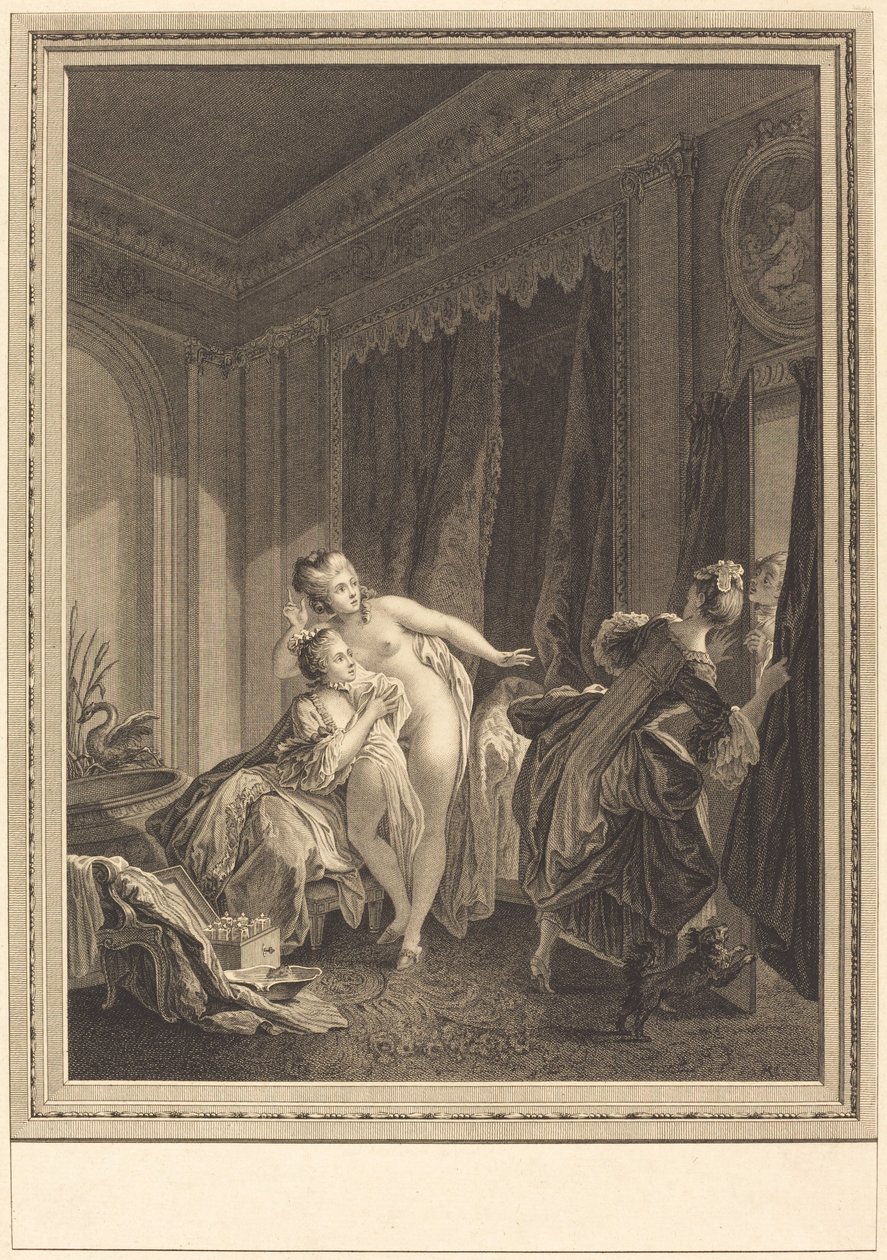 傍晚时分 作者 Emmanuel Jean Nepomucène de Ghendt 模仿 Pierre Antoine Baudouin