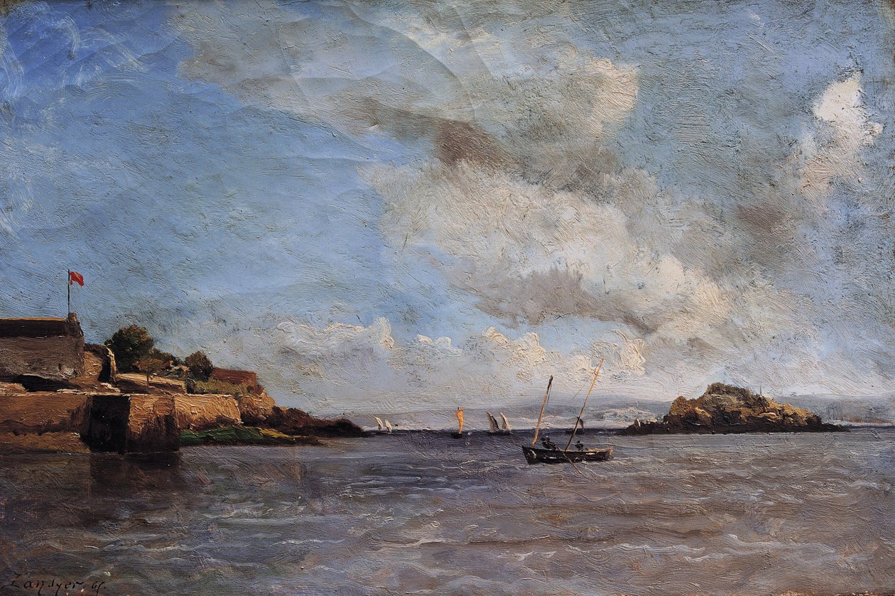 杜阿纳内斯，海军陆战队员，1865 年 8 月（布面油画） 作者 伊曼纽尔·兰瑟（Emmanuel Lansyer）