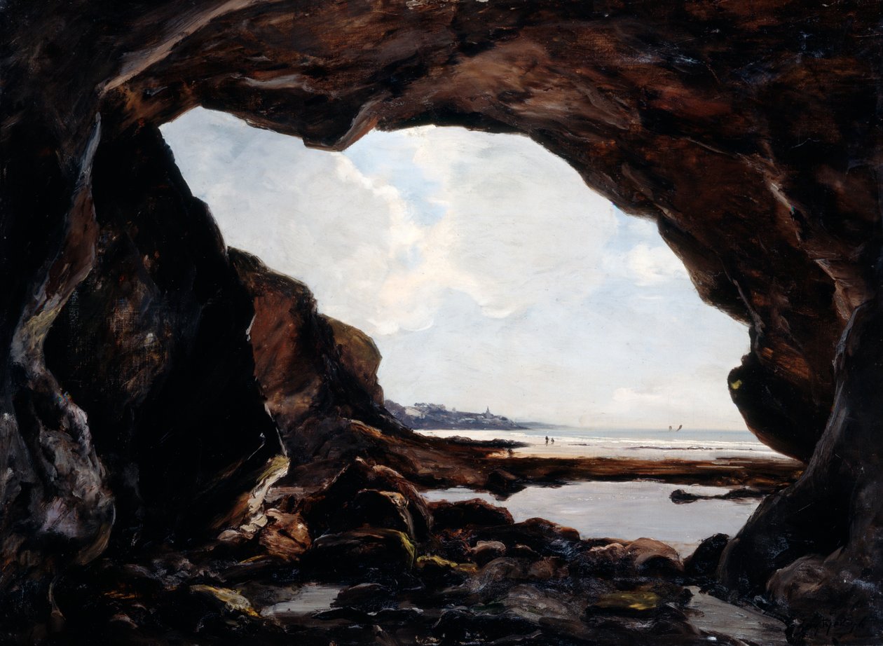 里斯洞穴，杜阿涅内斯，1876年 作者 伊曼纽尔·兰瑟（Emmanuel Lansyer）