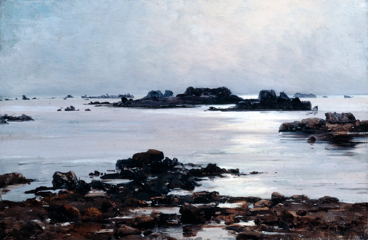 胜利岛（Ile de Sein），1884年 作者 伊曼纽尔·兰瑟（Emmanuel Lansyer）