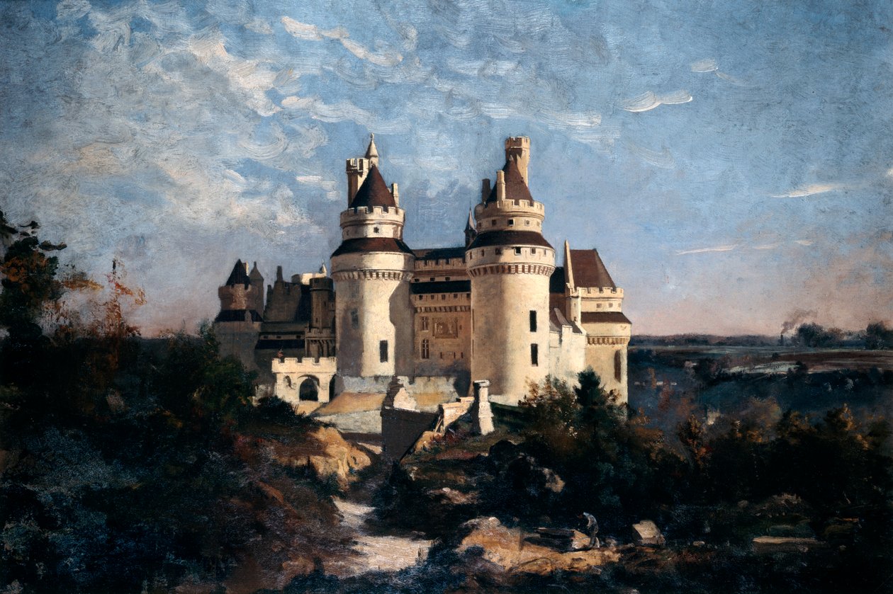 Pierrefonds，1868年 作者 伊曼纽尔·兰瑟（Emmanuel Lansyer）