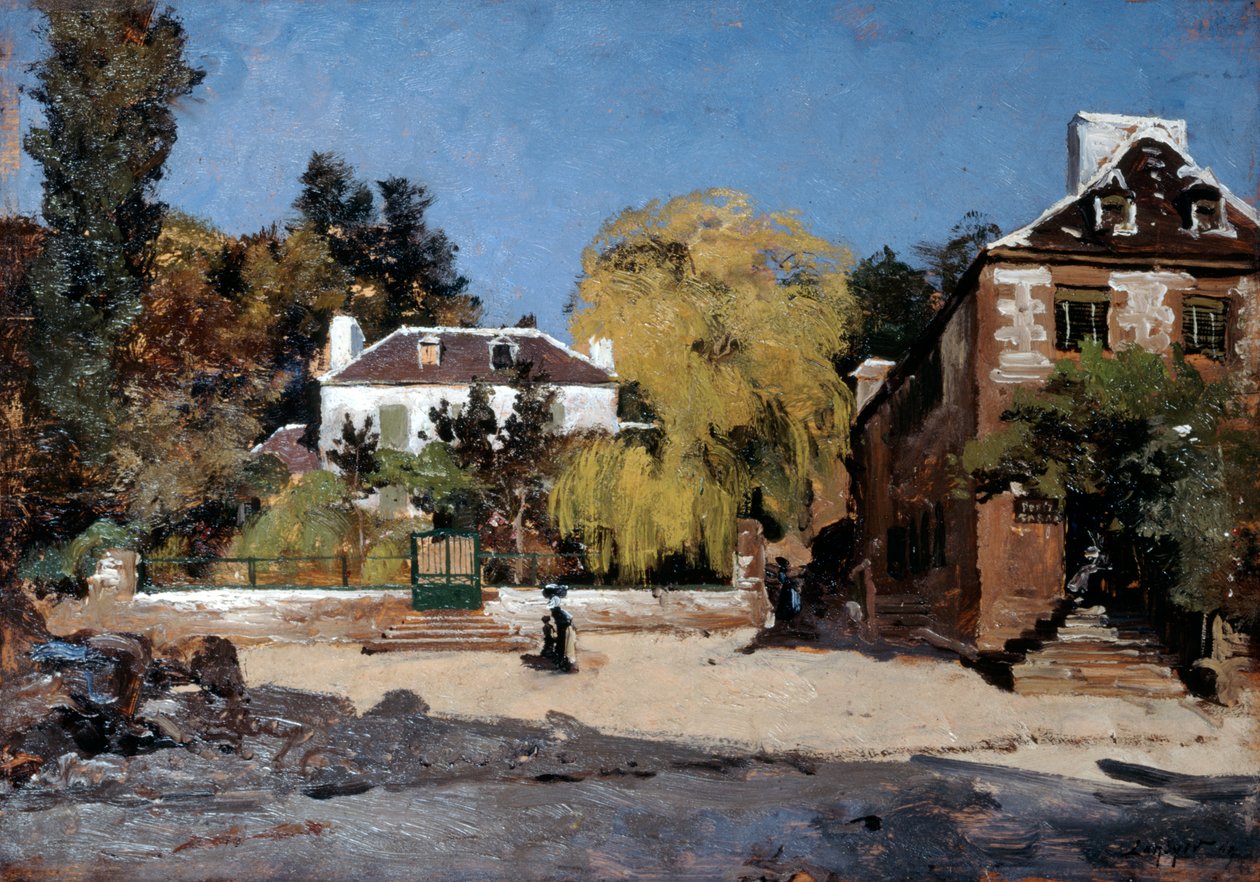 圣狼，1869年。 作者 伊曼纽尔·兰瑟（Emmanuel Lansyer）