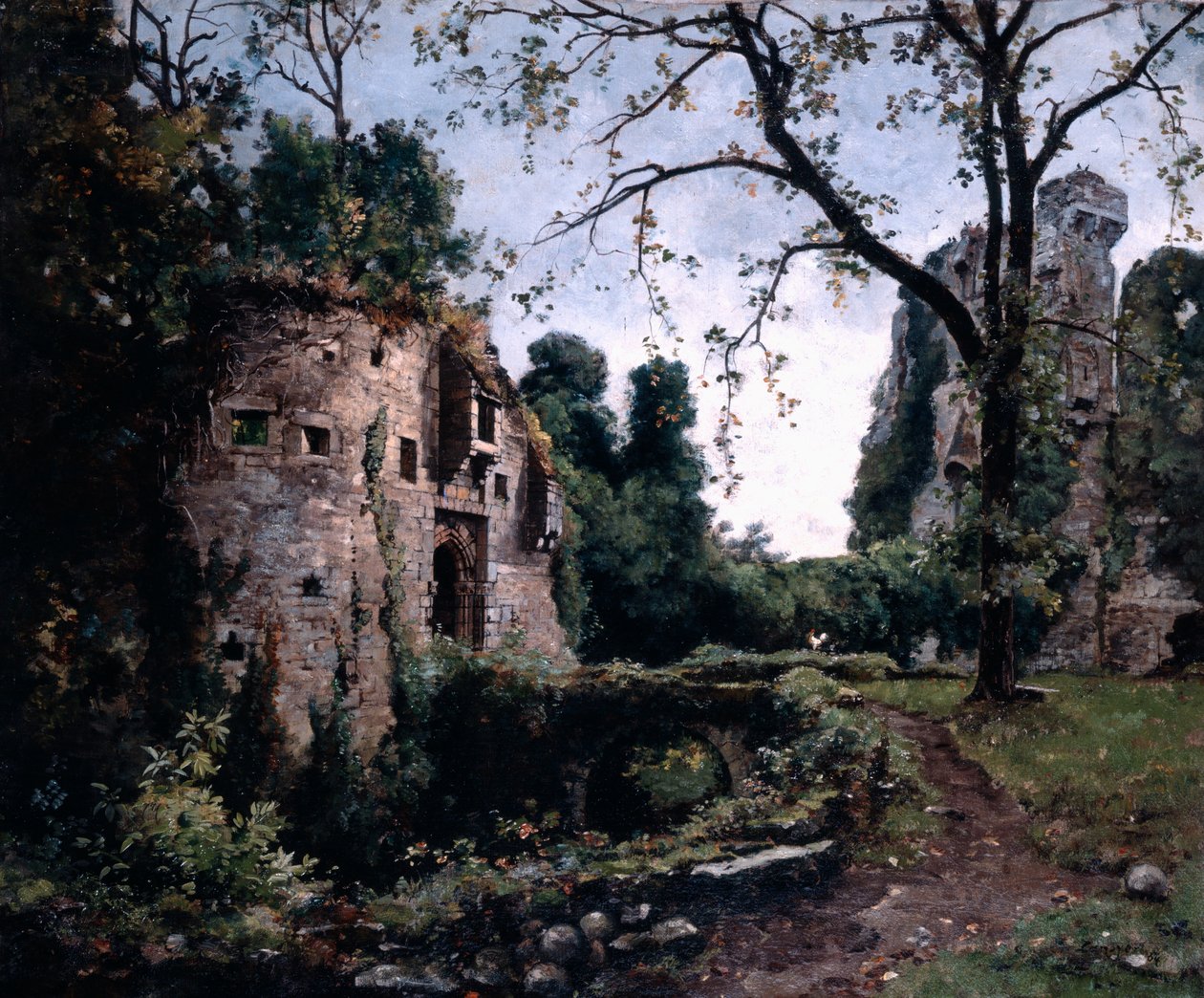 榆树堡垒，1884年 作者 伊曼纽尔·兰瑟（Emmanuel Lansyer）