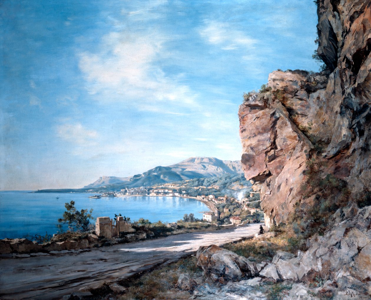 和平湾，1893年 作者 伊曼纽尔·兰瑟（Emmanuel Lansyer）