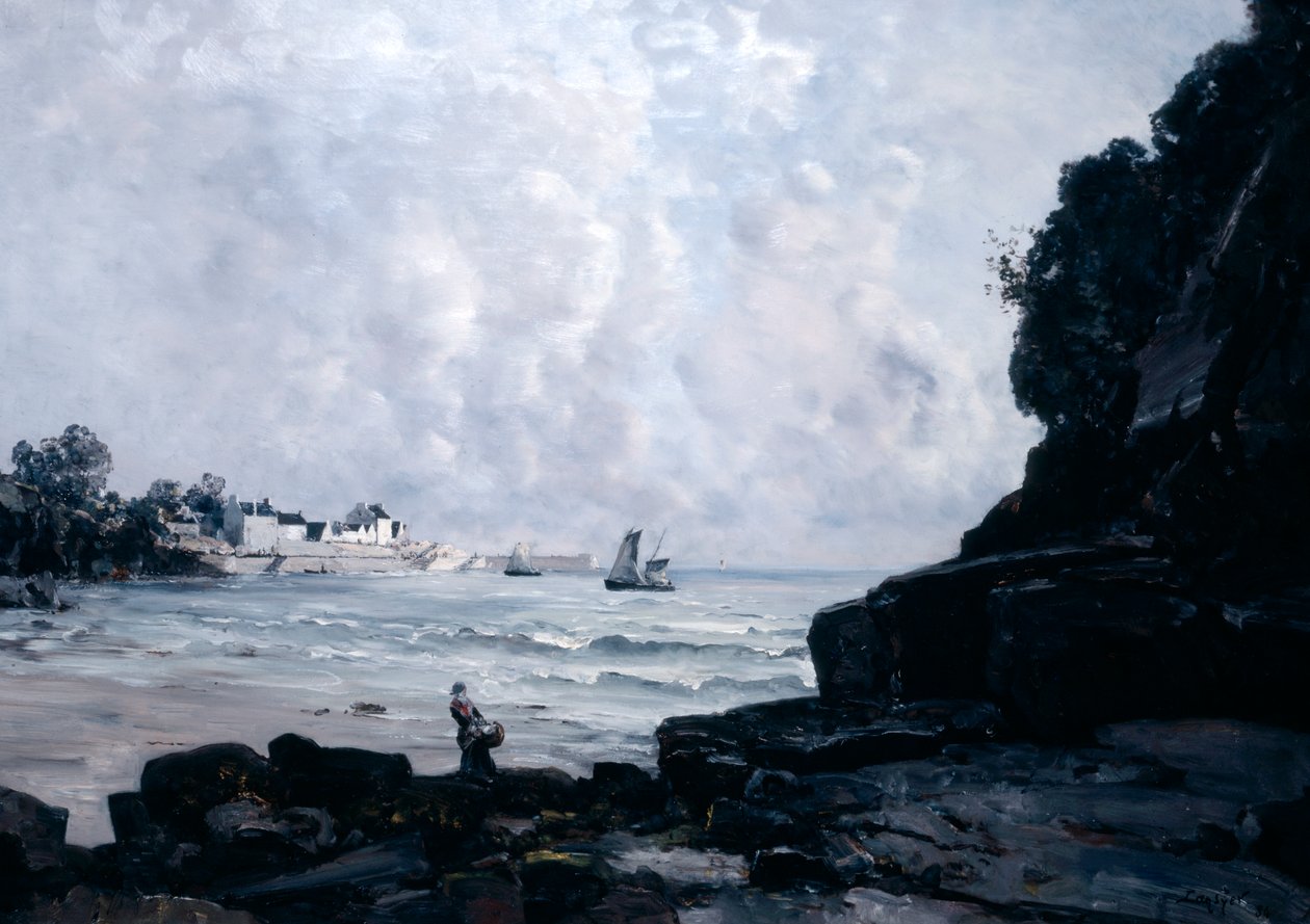 杜纳内斯港，1884年 作者 伊曼纽尔·兰瑟（Emmanuel Lansyer）