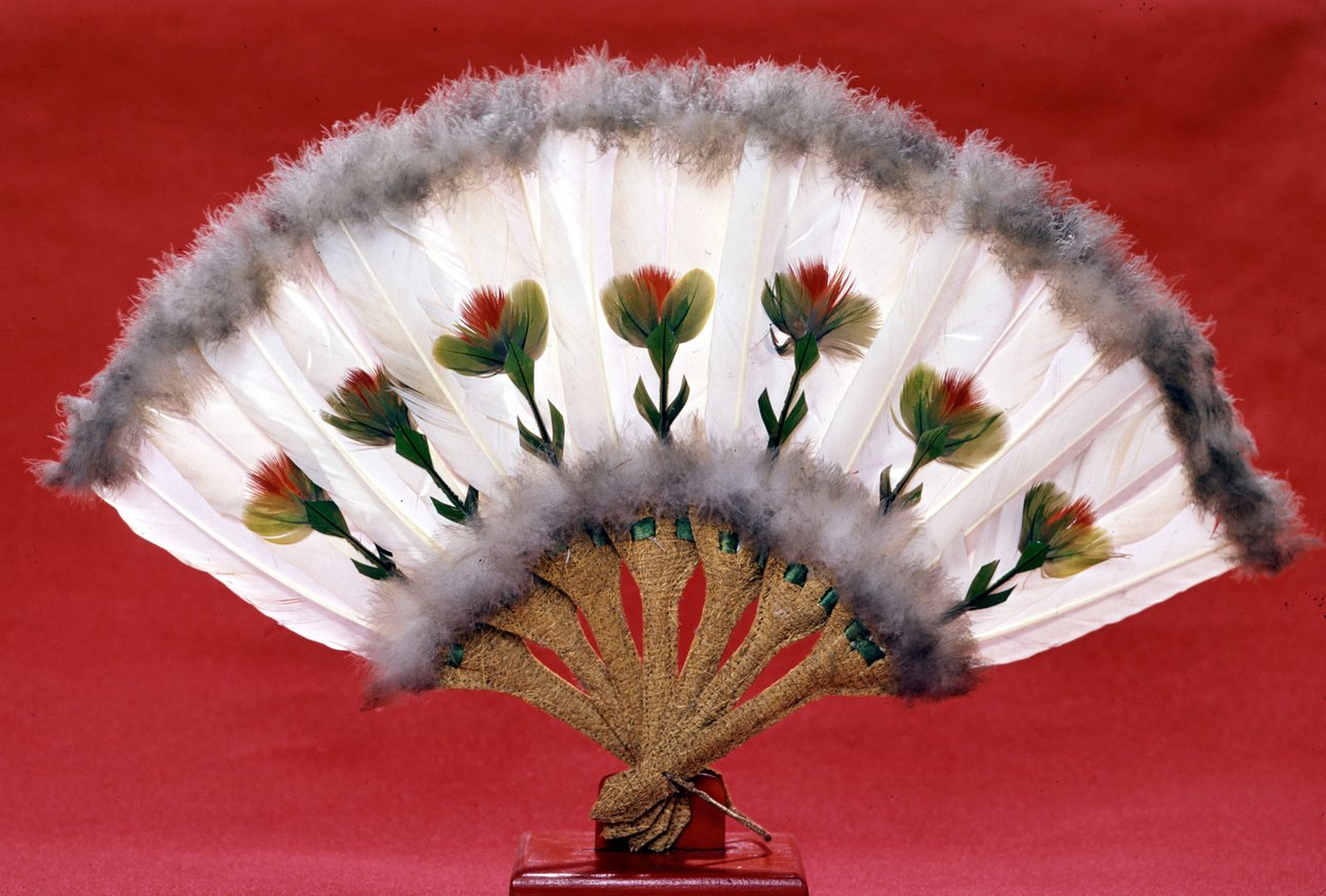 Bird feather fan, late period of Manchou (19th century). 作者 慈溪满族皇后中文