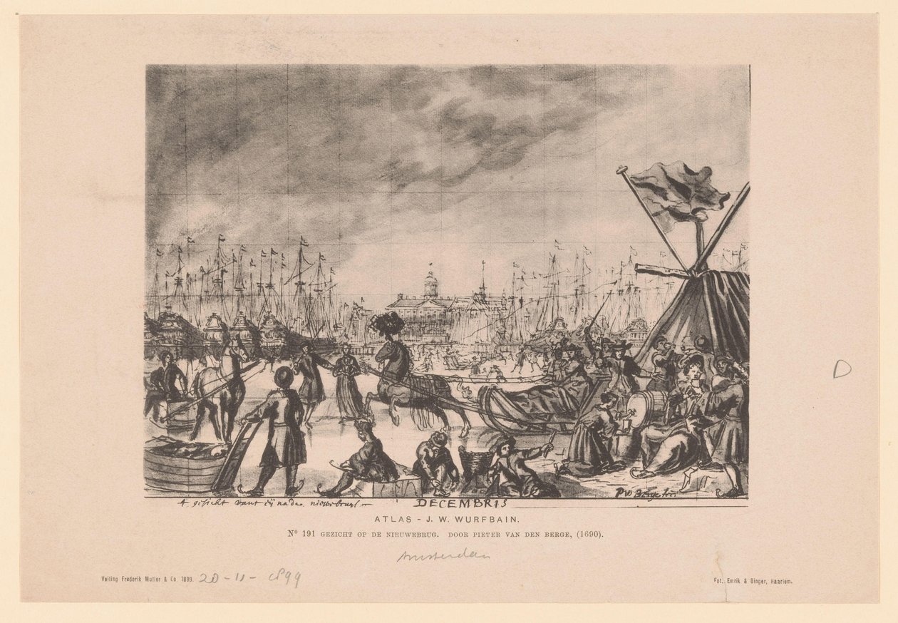 Pieter van den Berge 绘制的新桥景观图复制品 作者 埃姆里克和冰儿