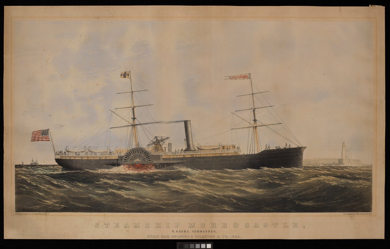 R Adams Commander 为 Spofford Tileston  Co 建造的 Morrocastle 号轮船 作者 恩迪科特恩迪科特