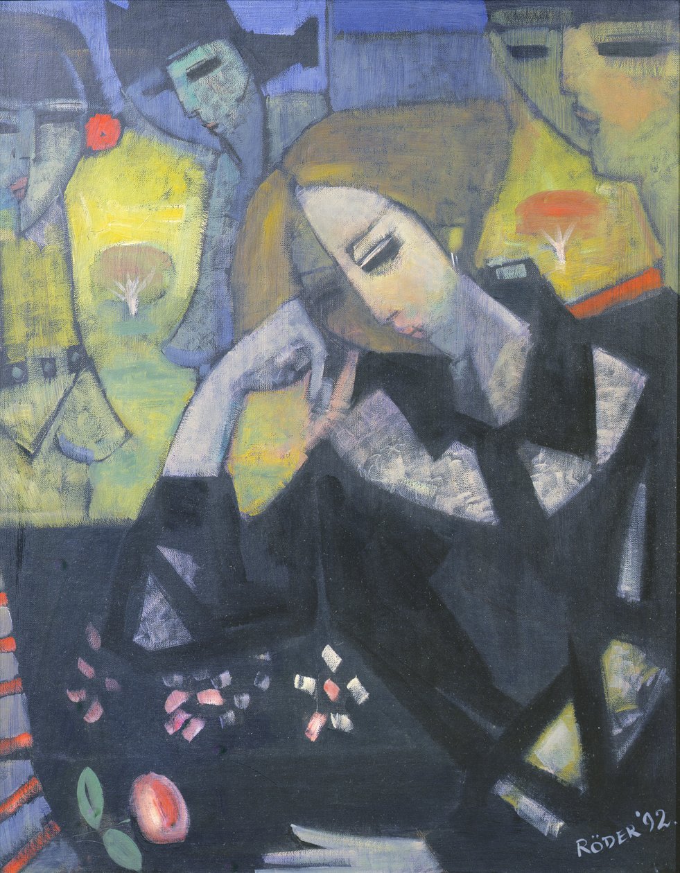 Amy in the Studio 作者 恩德·罗德（Endre Roder）