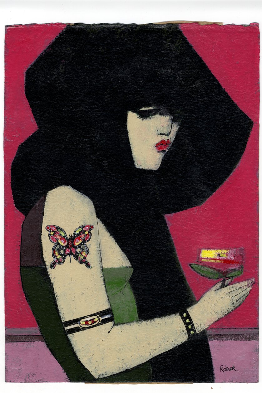 Butterfly tatoo 作者 恩德·罗德（Endre Roder）