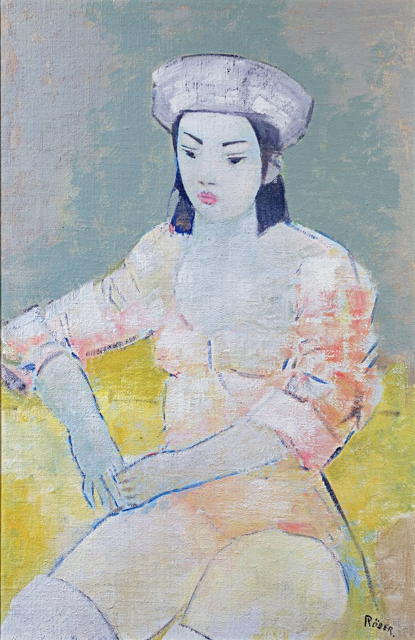 舞蹈家，2004年（布面油画 作者 恩德·罗德（Endre Roder）