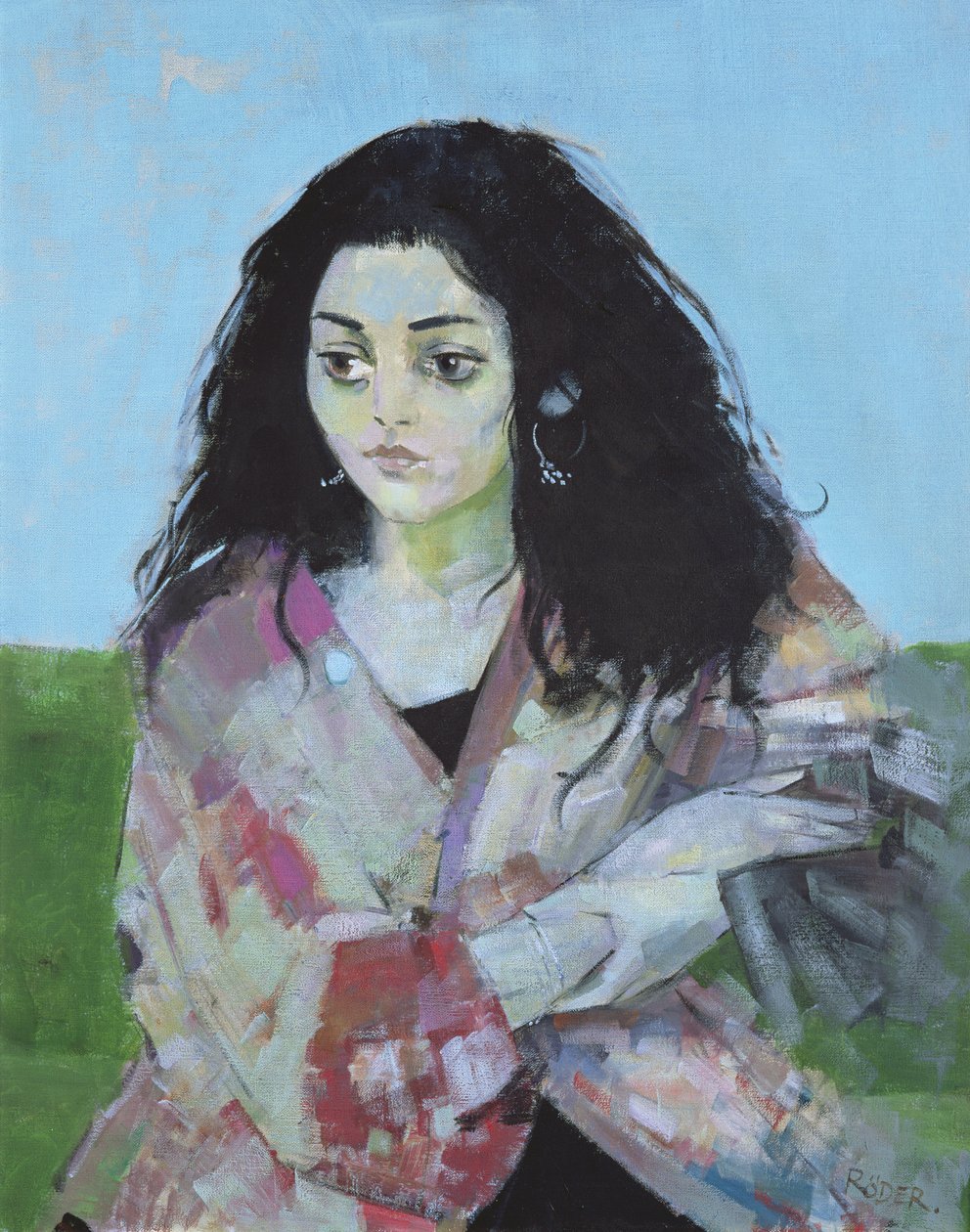 Divia (oil on canvas) 作者 恩德·罗德（Endre Roder）