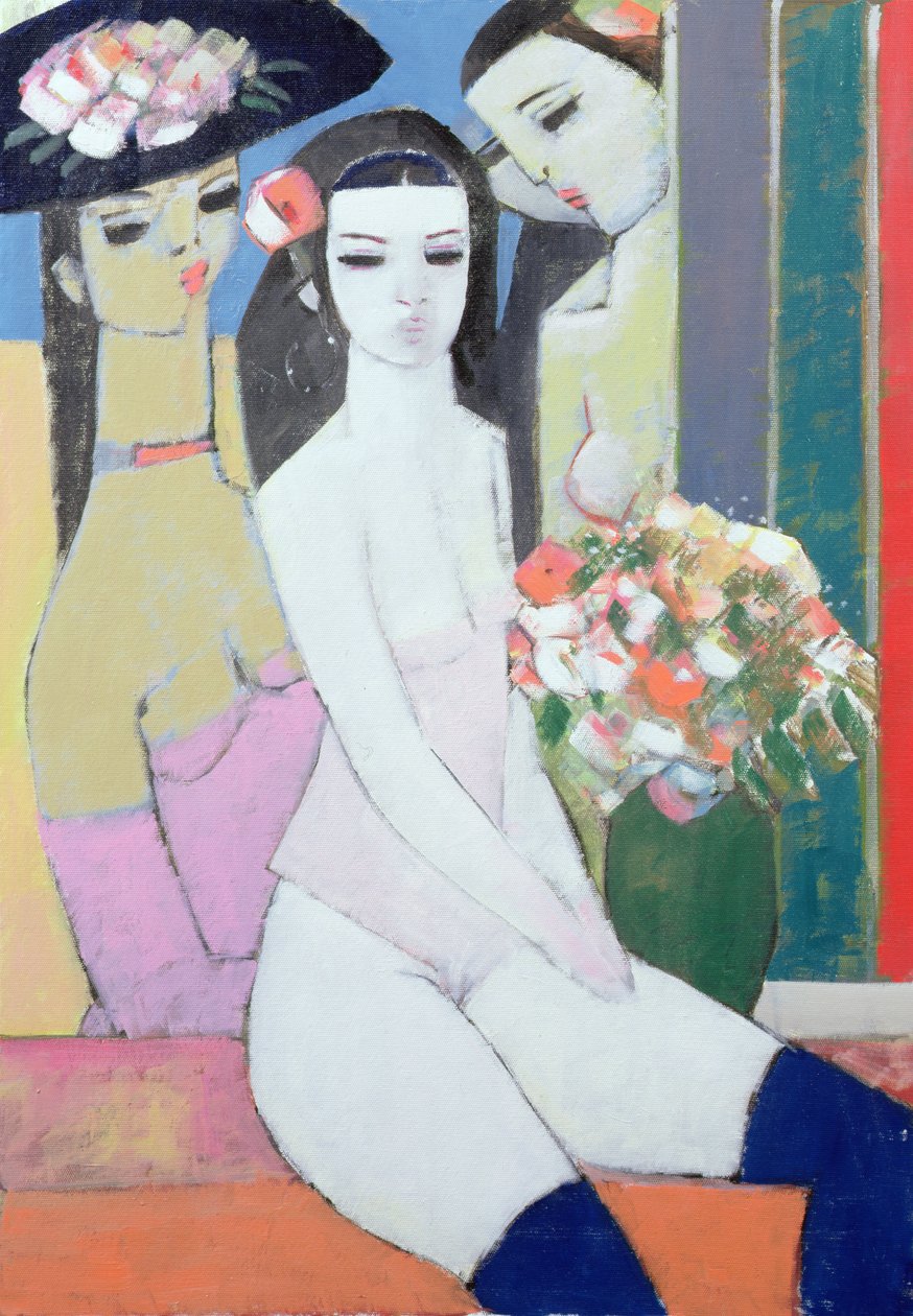 约瑟芬，2008年（布面油画）。 作者 恩德·罗德（Endre Roder）