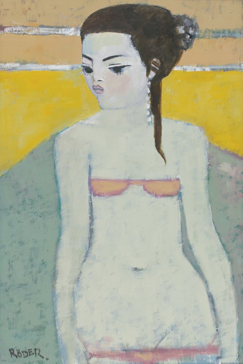 Michela Again (oil on board) 作者 恩德·罗德（Endre Roder）