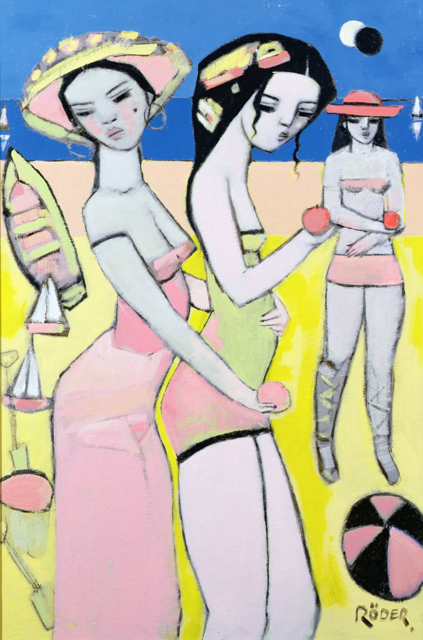 局部日蚀，2007年（布面油画）。 作者 恩德·罗德（Endre Roder）