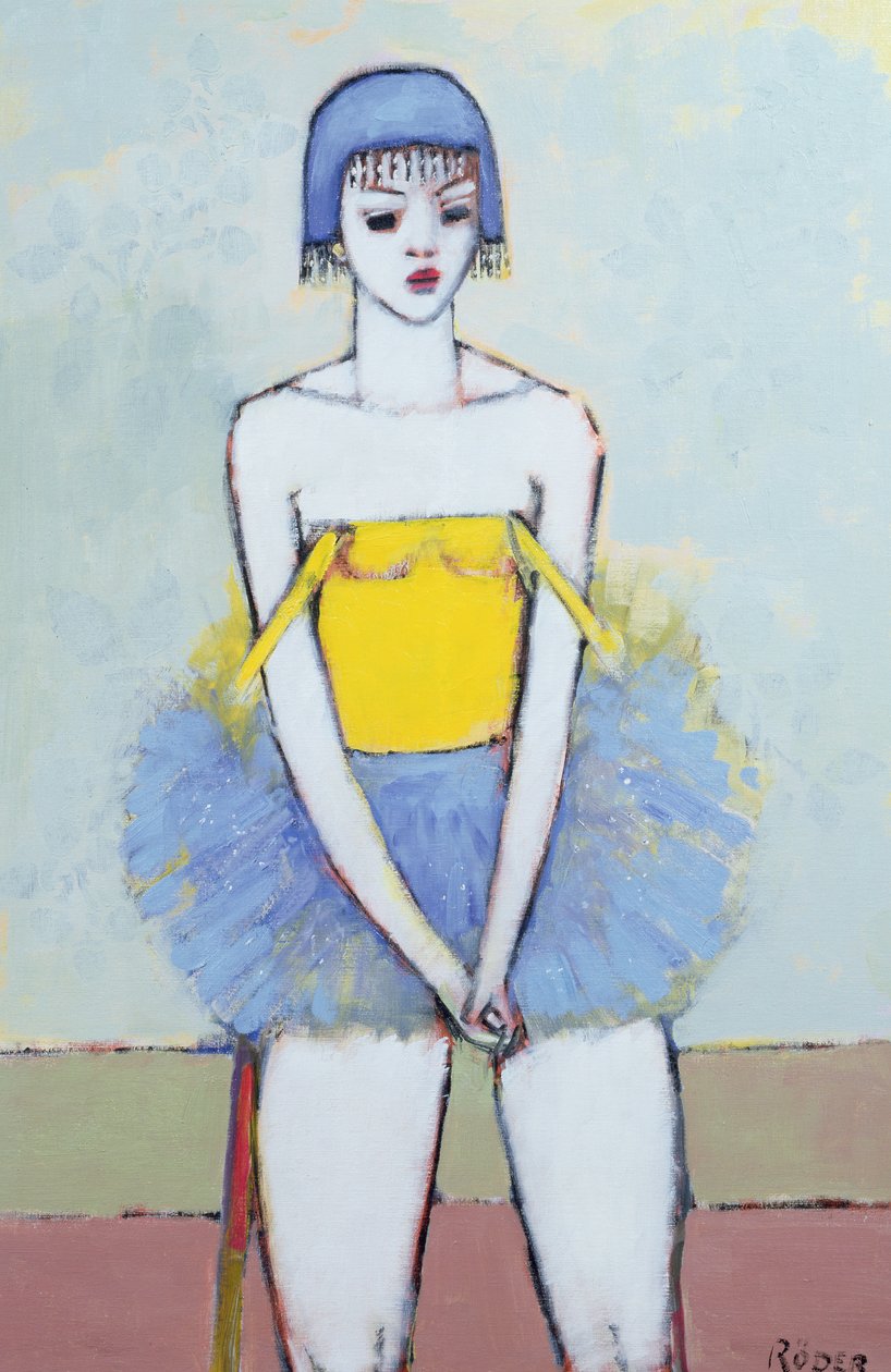 Spangled Tutu (oil on board) 作者 恩德·罗德（Endre Roder）