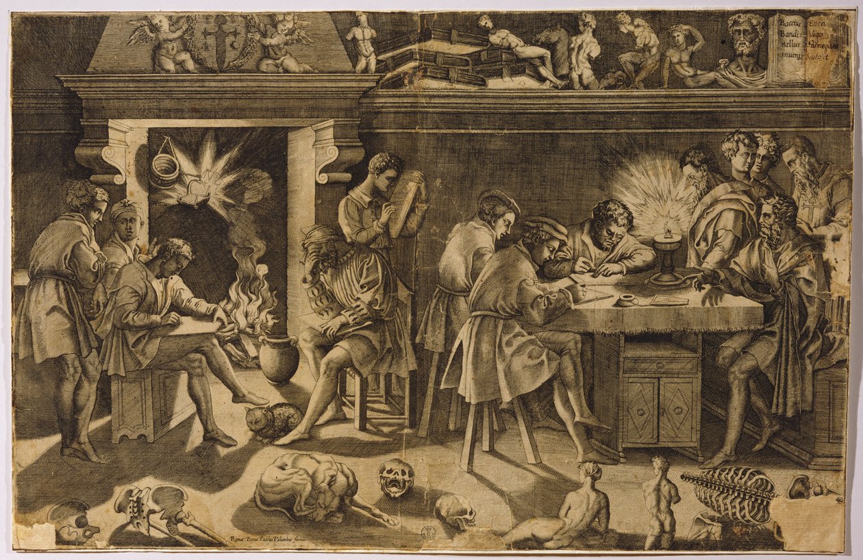 Baccio Bandinelli学院，1547年 作者 Enea Vico